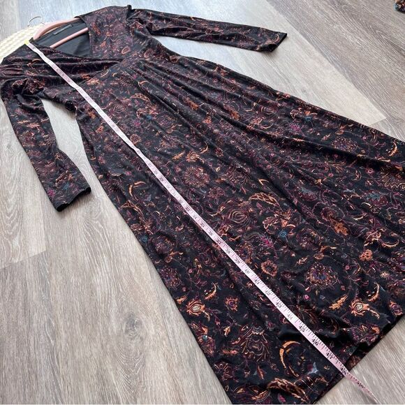 Peruvian connection Eden floral long sleeve midi dress women’s size‎ XS - Picture 5 of 9